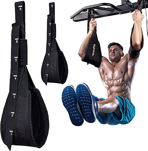HemeraPhit Bauchgurt Arm Hänger Gürtel Pull Up Crunch Sling Workout verstellbar