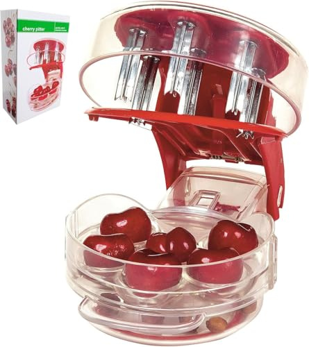 XINHUAYJ®Cherry Pitter Tool Pit Remover - Jujube Core Remover, Simple & Effortless Multifunctional Cherry DepitterOne Click The Pit is Out,Portable Cherry Pit Remover for Kitchen, Cake Shop