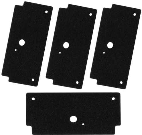 Pack of 4 12022801 Sponge Filter Dryer Filter Tumble Dryer Base Filter Foam Filter Sponge Filter Replacement for Bosch Siemens in Heat Pump Dryer