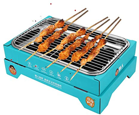 Barbecue portatile a carbonella – griglia a carbone usa e getta, da campeggio a carbonella compatto | Barbecue a carbonella monouso portatile per casa, barbecue, campeggio all'aperto