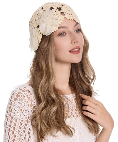 ZLYC Häkelmütze aus Baumwolle für Damen | Sommer Crochet Hat