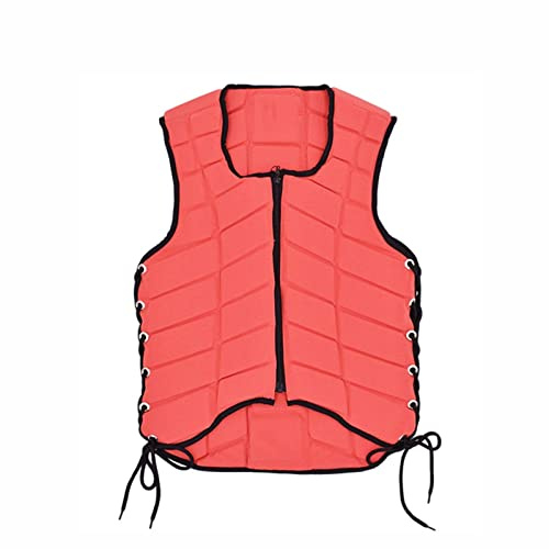 Sisdffaaa Riding Back Protector, Riding Safety Vest Body Protection Gear for Men, Women, Toddler, Kids, Boys, Girls (Orange, Large) (Orange Medium)