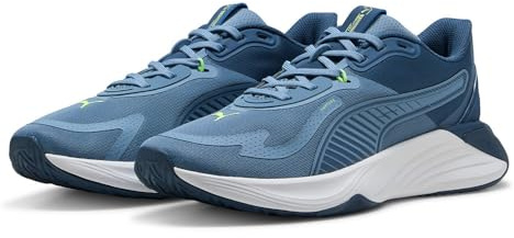 PUMA Unisex Pwr Hybrid Tr Cross Trainer, Mörk indigo cool blå fisigt ljus, 40.5 EU