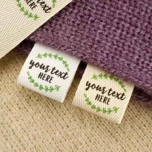 Personalisierte Nähetiketten For Aufnähen Von Kleidungsetiketten, Individuelle Twill-Etiketten For Kleidung, Nähzubehör, Twill-Etiketten, Personalisierte(50pc