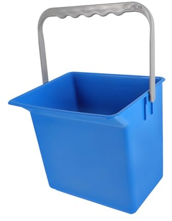 CHILDWEET Hand Push Clearing Cart Plastic Utility Bucket Spout Handle for Window Washing Cleaning Supplies Bucket Mop and for Cleaning Floors