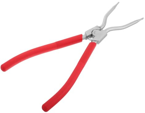 Alipis Outil D’extraction de Ressort pour Machine à Laver, Acier Inoxydable, Rouge, pour Ressort Intérieur et Extérieur, Réparation et Entretien