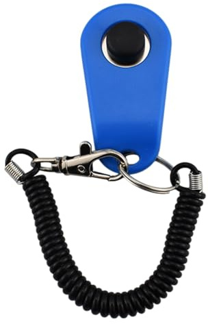 Pet Training Clickers - Leichter Clicker für Hunde, Katzen, Vögel, | Verhaltenstraining-Tools für Welpengehorsam, Katzentricks, Hundetrainingssachen, Kleintierbefehle