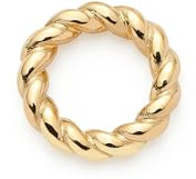 JEWELS BY LEONARDO Verbindungsring Clip & Mix Liesel • Zwischenelement aus goldfarbenem Edelstahl • feine Kordeloptik • Verbinden von Clip & Mix Teilen • Schmuck Geschenk für Frauen • 025691