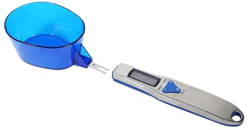 Qudinip Digital SkedvåG, Spegelhandtag i Rostfritt Stål med 3 Utbytbara Skedar, LCD-skärm för Medicinindustrin i Kökslabbet, 0,1 G 500 G
