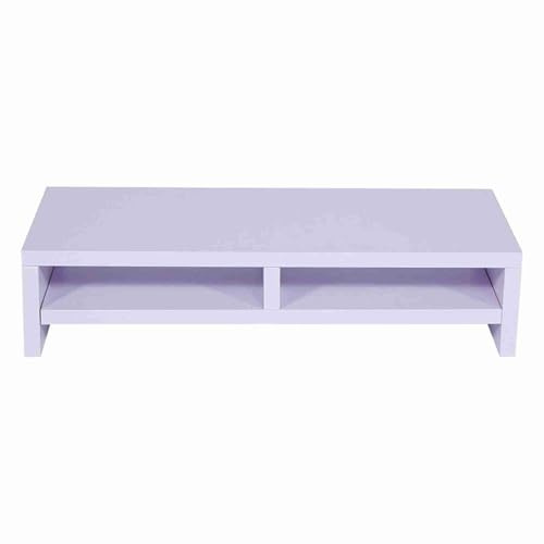 Cryfokt Desktop-Monitorständer, LCD-TV, Laptop-Rack, Kreatives Design, 2-stufige Bildschirmplattform für den Schreibtisch zu Hause, 19,7 X 7,9 X 4,6 Zoll, Geeignet für Wirbelsäulengesundheit,