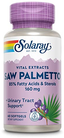 Solaray Saw Palmetto 160mg | Palma Enana Americana | 60 Perlas