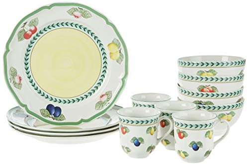 Villeroy & Boch French Garden Service de Jardin 12 pièces pour 4 Personnes