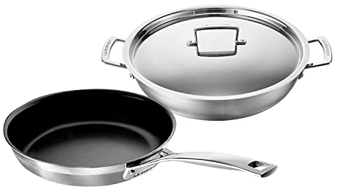 Le Creuset 3 PLY Stainless Steel, Silber, 24 cm