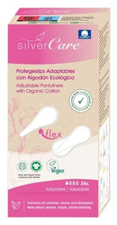 Proteggi slip flessibile 2 in 1 cotone Bio 30 unità