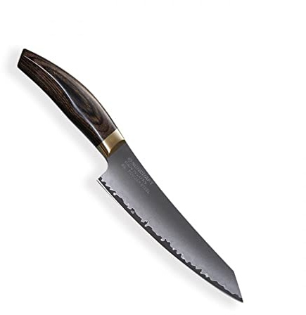 Elegancia SUNCRAFT Cuchillo universal & 3 capas SG2 acero inoxidable & biselado doble & longitud hoja 150 mm