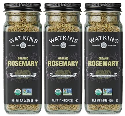 Watkins Organic Rosemary, 1.4 Ounce, Pack of 3