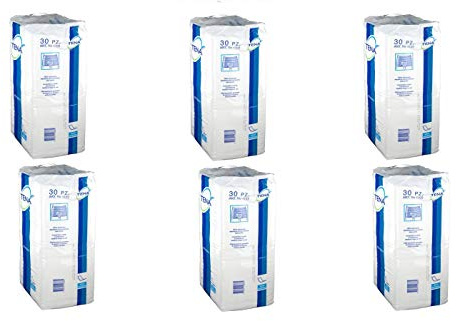 TENA PANNOLONE RETTANGOLARI SENZA BARRIERA 180, 6 CONFEZIONI DA 30 PEZZI