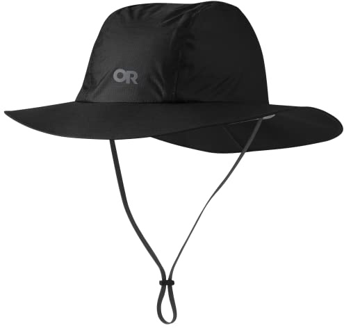 Outdoor Research Helium Rain Full Brim Hat Black S/M
