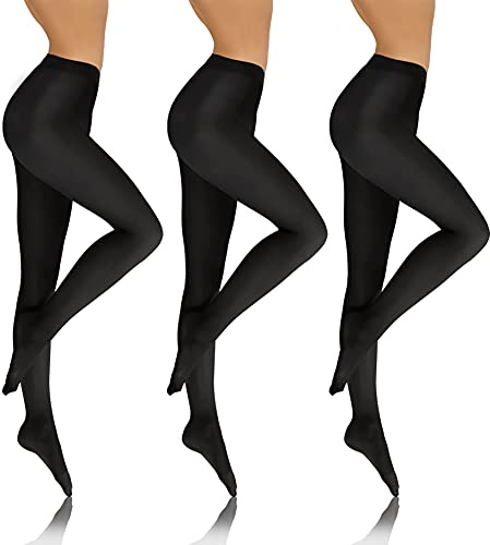 sesto senso 3 Paar Damen Strumpfhose Blickdicht 70 DEN Microfaser