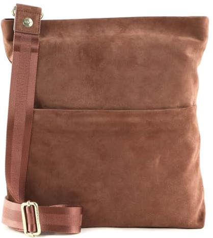 Mandarina Duck Mellow Velvet, Umhängetasche für Damen, Beige (Saddle), Einheitsgröße, Beige (Saddle), Einheitsgröße