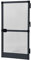 AvosDim Mosquitera Puerta Batiente Aluminio Antracita H2150 x 1000 mm Gris Antracita Ral 7016