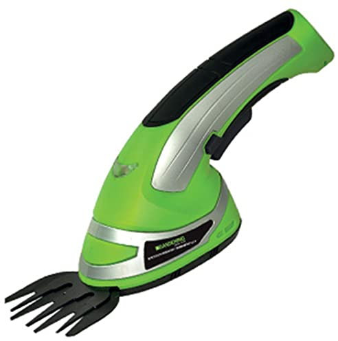 AAMEN 7.2V Electric Garden Cordless Grass Hedge Trimmer & Shear, Hedge Clipper Rechargeable, Trimmer Edger lawn Tool, 2-in-1 Shrub Shear and Hedge Trimmer, Garden Clippers, Edger Lawn Tool