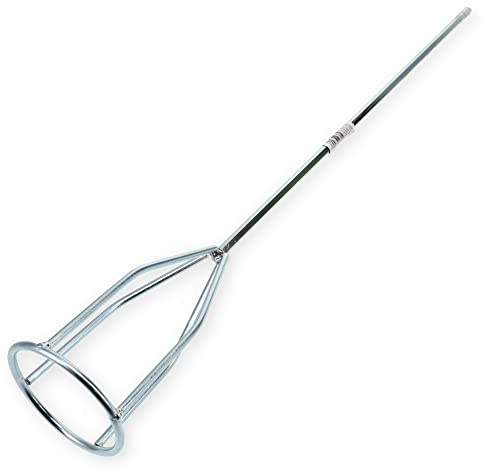 Gipsrührer 6-Kant verzinkt 100 x 600 x 8 mm 6 Stück Mischer Mörtel Gips Farb Rührer Mixer Quirl Wendel