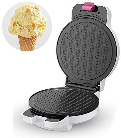 Sandwich Toaster Press Kitchen 850W Electric Egg Roll Maker Double-Sided Heating Crispy Omelet Mold Crepe Baking Pan Pancake Bakeware DIY Ice Cream Cone Machine Pie Frying Grill (Size : One Size)