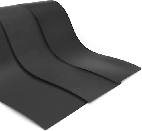 NOVA FORMA Plaques en Caoutchouc NR/SBR - Bandes Vendues au Mètre - Tapis Disponible en 8 Épaisseurs pour Protéger et Isoler Les Sols - Épaisseur 2 mm, 120 x 700 cm