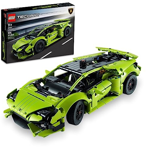 LEGO Technic Lamborghini Huracán Tecnica Advanced Sports Car Building Kit for Kids Ages 9 and up Who Love Engineering and Collecting Exotic Sports Car Toys, 42161