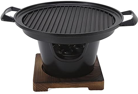 DXDRT Barbecue Portable de Style Japonais, fumoir à Viande et légumes, Mini Gril de Table pour Jardin, Plage, terrasse, Camping, Pique-Nique, Voyage, extérieur