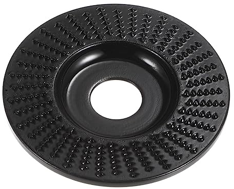 sourcing map Wood Carving Disk Grinder Wheel, 4 Grinding Wheels with 7/8 Arbor, for Woodworking Angle Grinders Wood Sanding Shaping Polishing Carving Grinding