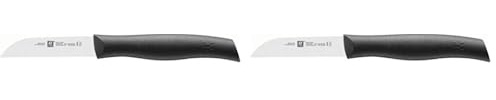 Zwilling Twin Grip Gemüsemesser, Klingenlänge 8 cm, Kunststoffgriff, schwarz (Packung mit 2)