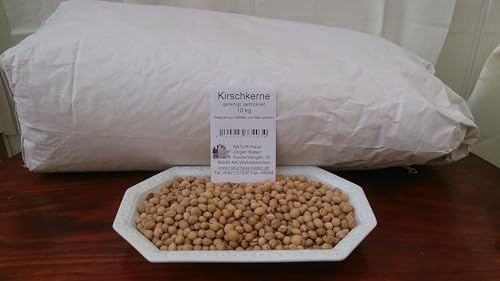 10kg Bio Kirschkerne lose von Naturhaus-Kaiser für Wärmekissen Kirschkernkissen Kissen Kältekissen Füllung Körnerkissen Kerne Füllmaterial Kirschkernsäckchen Fußmassage Ergotherapie Physiotherapie…