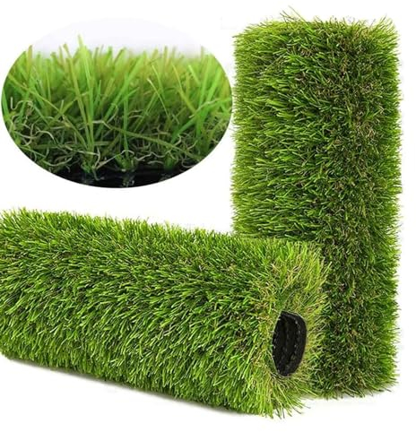 Kunstrasen-Rasenteppich für drinnen und draußen, Grasmatte, Kunstrasen-Teppich, realistische Kunstrasen-Rasenmatte für Haustier, Terrasse, Garten, Balkon, Hochzeit