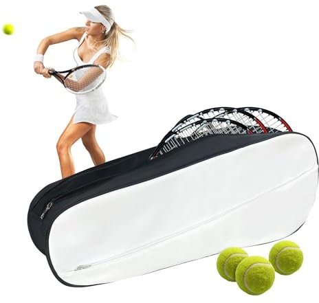Tennisracketväska, tennisväskor | Lätt skydd för tennisracketar, vattentät tennisväska, stor sportväska för unga vuxna