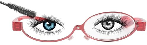 SODQW Makeup Reading Glasses for Women One Eye Rotating Magnifying Make Up Eyeglasse Cosmetic Readers