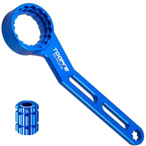 CLKE 6-in-1 Multifunktionales Kurbelabzieher Fahrrad, Fahrrad Werkzeug kompatibel für Shimano Centerlock Werkzeug XTR BB93 BBR60 MT-800 BB80 BB5700 XTBB70 BB51
