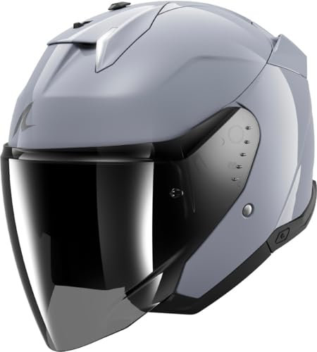 Shark Skwal i3 Jet Dark Shadow Jet Helmet, light gray, XL (61/62)