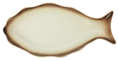 Ciieeo Japanese Style Ceramic Plate Set Fish Shape Food Plate Smooth and Bright Surface, Easy to Clean, Large Size for Restaurants, Parties, and Home Use