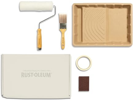 Rust-Oleum Ready to Roll - Eco Paint Kit (Large) - Bathroom Wall Paint Restful Neutrals