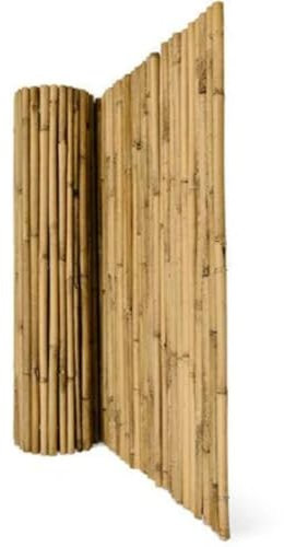 LoviStore Arella in Cannette di Bamboo, Canniccio in Bambù Naturale Listelli da 10 mm per Esterno, Recinzione, Recinto, Giardino, Terrazzo, Canne Stuoia Ombreggiante Frangivista (100x300 cm)