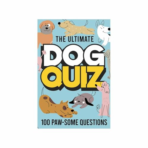 Gift Republic Ultimate Dog Quiz - 100 Quizfragen für Hundeliebhaber - Lustiges Familien-Kartenspiel für Haustierbesitzer - Tragbares Kartenpaket
