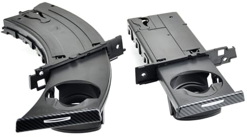 Para BMW E90 E92 E93 51459173463 51459173469 51459173467 51459173473 Soporte Vasos Agua Portavasos Portabebidas Consola Central Delantera(Carbon)