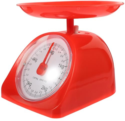 JECOMPRIS Bilancia Alimentare Digitale da Tavolo 5kg Vassoio Graduato Multifunzione per Cucina Domestica, Bilancia da Forno Professionale per Pesare Solidi, Utensile per Colore Casuale