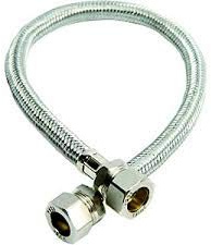 AK COMPRESSION FLEXIBLE TAP CONNECTOR 15MM X 15MM IN VARIOUS LENGTHS (FLEXI SIZE : 300MM)