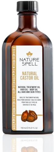 Nature Spell Castor Oil for Hair & Scalp, Pre-Diluted Conditioning and Nourishing Oil, Supports Stronger Roots and Strands, For All Hair Types, Vegan, 150ml
