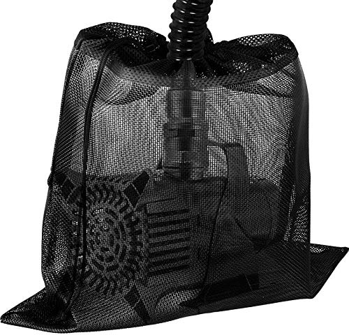 Hecaty Upgrade Large Pump Barrier Bag, 24 x 26 | Pond Filter Box, Black Media Bag Pump Mesh Bag