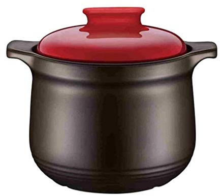 SMSOM Clay Pot Casserole Cock UTROWLE UTROWLE UTROWLE DE Cocina DE CALURICA, CAPIACION DE Alta TEMPERATURAR, Ahorro DE ENERGÍA Y PROTECCIÓN del Ambiente, MÁS DURANTIDAD 6L Capacidad Grande