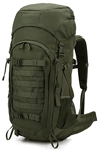 Mardingtop 50 Liter Taktischer Rucksack Trekkingrucksacke mit Regenhülle Reiserucksack für Backpacker Outdoor Wanderrucksäcke für Trekking,Wandern und Reisen